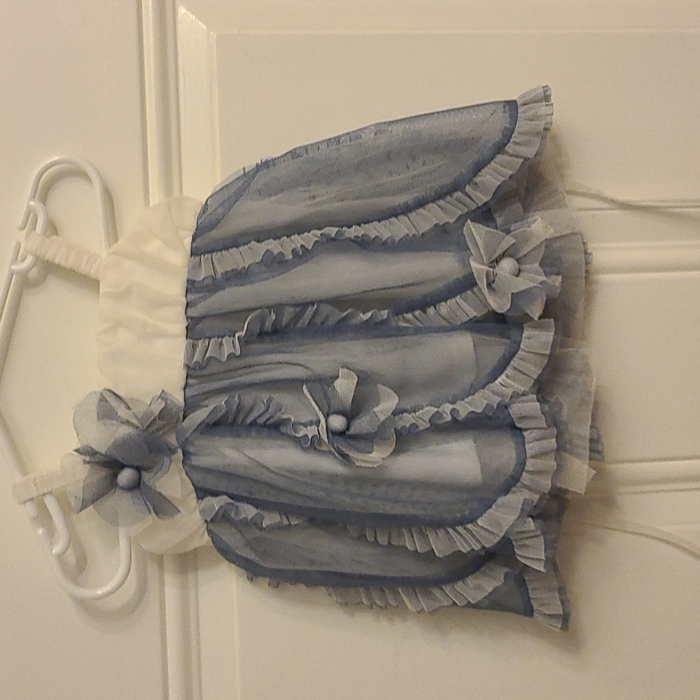 Never worn infant ruffled dress